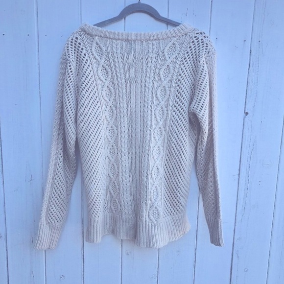 Heartloom Fisherman Knit Crewneck Sweater - Picture 2 of 7